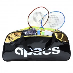 Apacs Double Compartment Racket Holdall AP2531 - Black/Gold
